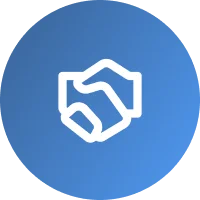 握手をしているアイコン