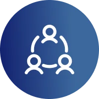 3人の人のアイコン