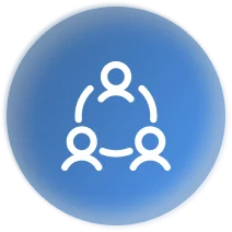 3人の人のアイコン