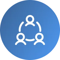 3人の人のアイコン