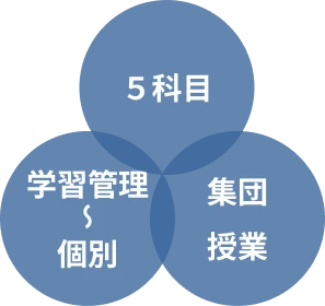 5教科/学習管理～個別/集団授業