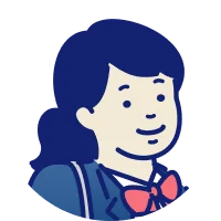 女子中学生のイラスト